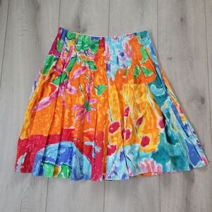 Lauren Ralph Lauren Multicolor A-Line Skirt